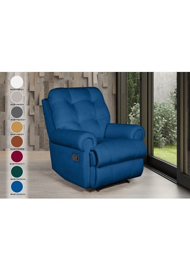 Lena Mavi Tv Koltuğu