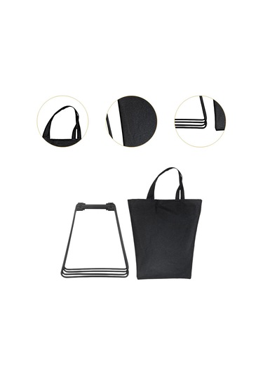 Homyl Katlanabilir Soğutucu Standı Piknik Için L-siyah L Siyah