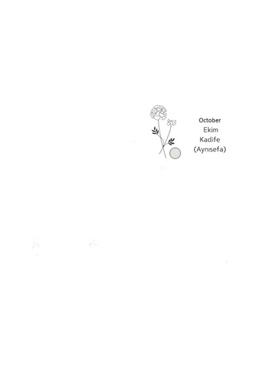 Doğum Çiçeği Kolye Doğum Ayı Çiçek Kolye Modeli 12 Ay Burç Kolye Gri