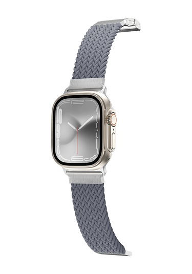 Watch 10 42mm Amazingthing Titan Weave 2.seri Sport Örgü Kordon Gri