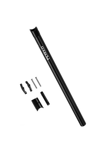 Artfulabode Tüpü Siyah Koltuk Koltuk Koltuğu Katlanabilir Hafif Direği Direği Bisiklet Bisiklet 580x31.8mm Rw Siyah