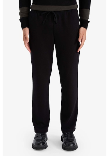 Defacto Regular Fit Dar Paça Pantolon C6022ax25aubk81 Siyah