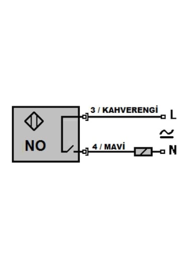 Mefa Mm-s08-ya ,m8/5..20mm Ac/dc-no 2-kablo Mayetik Sensör