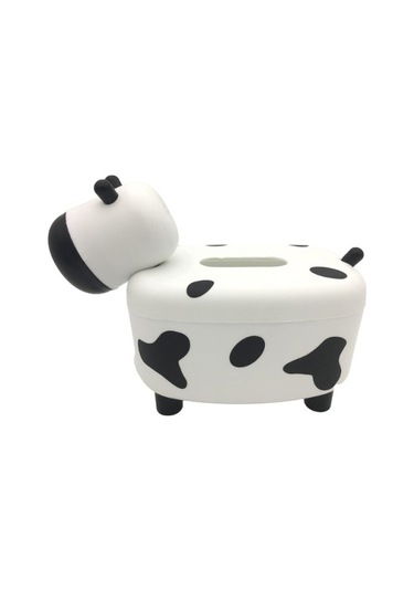 Periboia Sevimli İnek Tasarımlı Mıknatıslı Tuzluk Ve Peçetelik Renkli