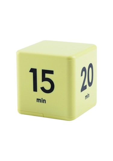 Küp Zamanlayıcılar Yerçekimi Sensörlü Zaman Yönetimi Sarı