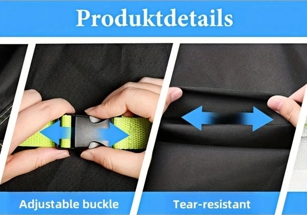 Trendooze Sunshine022 Siyah 145x60x120cm 420d Oxford Mangal Kapağı Reflektif Tutamak Ve Bağcık