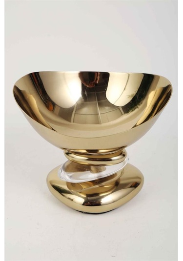 Vitale Volkan Gold Çerez Kasesi 13 12 10 Cm Mtfk.0189 Diğer