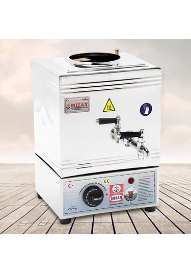 Mizan 15 Model Pleytsiz Krom 10 LT Elektrikli Kahveci Çay Kazanı