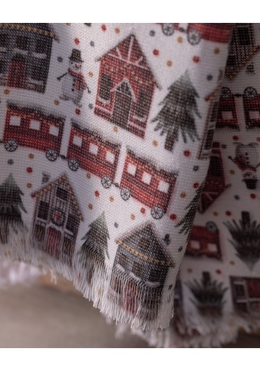 Yılbaşı Charmant Mutfak Havlu Seti - Beyaz Beyaz