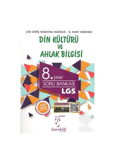 8.Sınıf LGS Din Kültürü ve Ahlak Bilgisi Soru Bankası- Karekök Eğitim Yayın