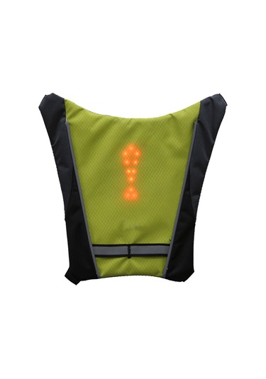 Geeroyoo Bisiklet İçin Kablosuz Uzaktan Kumandalı Led Güvenlik Işığı, Gece Sürüşü İçin Sarı Dönüş Işığı Ve Çanta Askısı Sarı