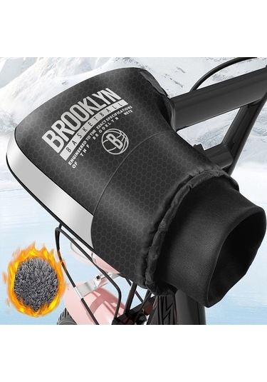 Other Motosiklet Gidon Kılıfı, Su Geçirmez, Rüzgar Geçirmez, Kalınlaştırılmış, Sıcak, Pamuklu Gidon Kılıfı, Büyük Boy E Fq Standart