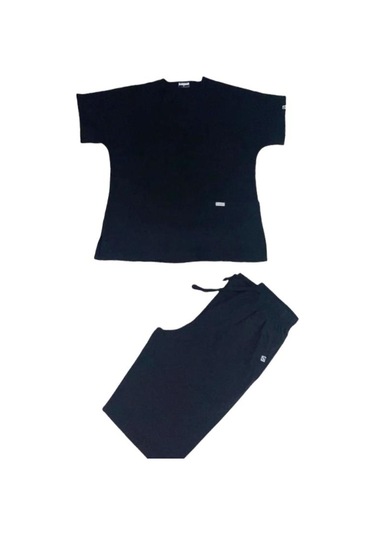 Makara V Yaka Bayan Yarasa Kol Üniforma (541387369)