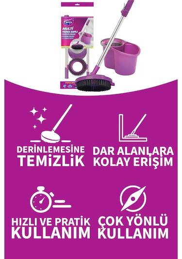 Multi Saplı Temizlik Fırçası