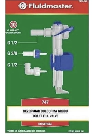 Gömme Rezervuar Iç Takımı Çok Renkli