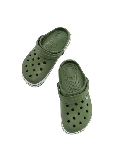 Unisex Confort Medikal Hemşire Sabo Terlik Haki Haki