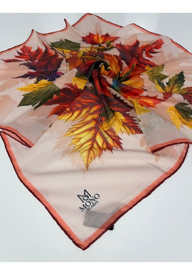 Mono Soft Pamuk Eşarp-06109 Nar