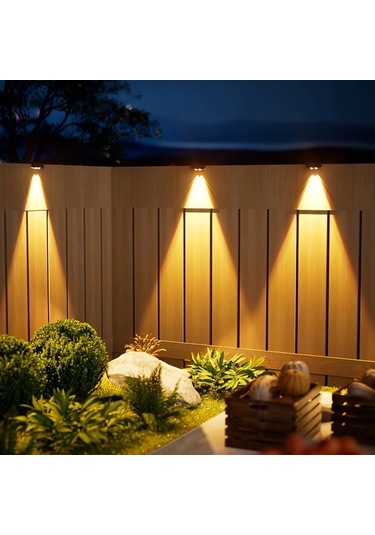 Gateesat Güneş Enerjili 3 Led Basamak Aydınlatma Bahçe Ve Merdiven Işığı Beyaz