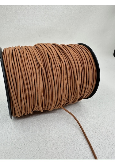 Yuvarlak Lastik-5 Metre - Kahve