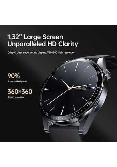 Jr-fc2 Klasik Serisi Akıllı Saat Siyah