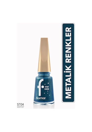 Flormar Star Shine Parlak Bitişli Metalik Oje 004
