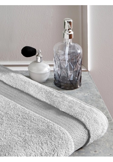 Özdilek Woven %100 Pamuk Banyo Havlusu 90x150 Cm Yumuşak Dokulu Yüksek Emici Gri