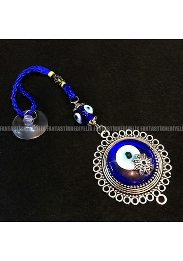 Nazar Boncuklu Oto Araba Hediyesi Vantuz Otomobil Dikiz Ayna Süsü