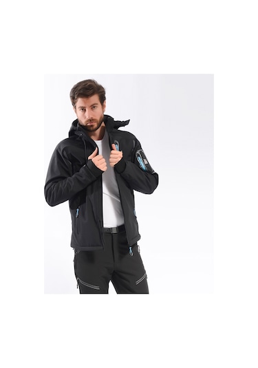 Freecamp Eagle Softshell Ceket-siyah-mavi Siyah