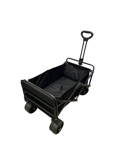 Yek Outdoor Extend Wagon Katlanabilir Kamp Ve Yük Arabası Siyah