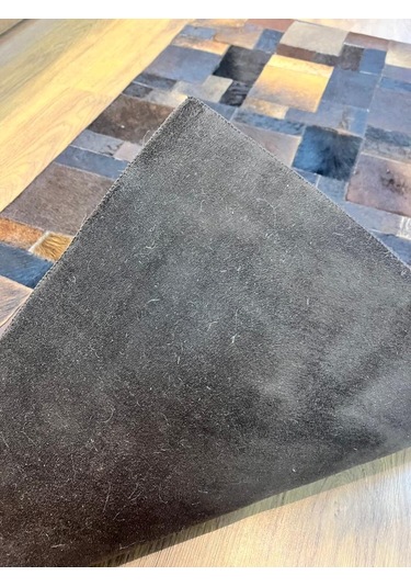 Büyük Parçalı Dana Derisi Patchwork Halı 80x140 Diğer