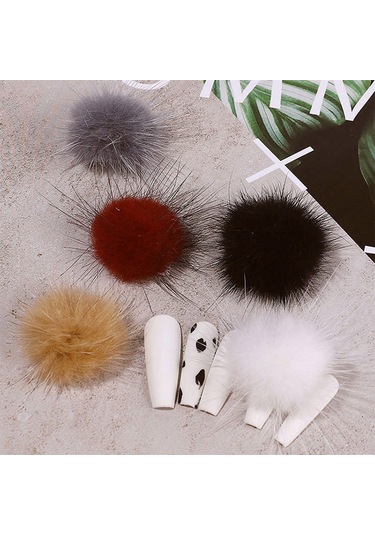 Reedark Tekli Manyetik Çıkarılabilir Saçlı Top Tırnak Dekorasyonu, Doğal/küçük Tırnaklar İçin, Ev/cell Telefon Dekorasyonu, Altın Rengi