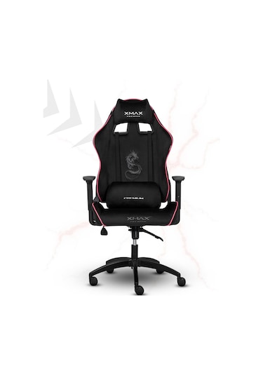 Rio Balerion Terletmez Kadife Kumaş Siyah Gaming Oyuncu Koltuğu - 21 Siyah