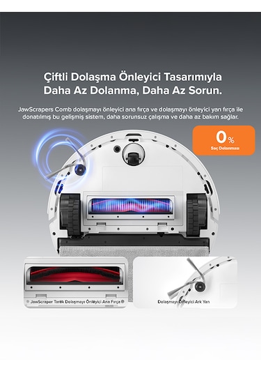 Roborock Q8 Max Pro Akıllı Robot Süpürge  Beyaz