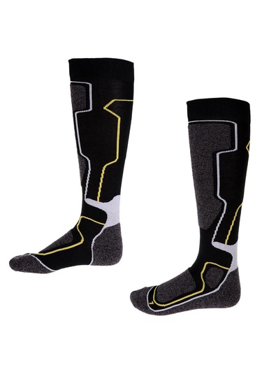 Dolıty Erkekler Kayak Çorapları Sıcak Kış Sporları 43-46 Siyah