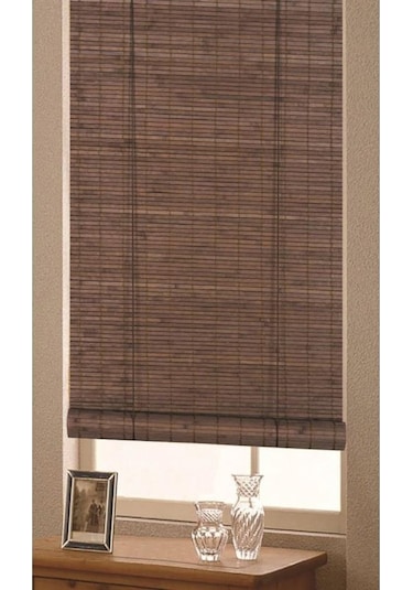 Bambu Stor Koyu Kahve 90 160 Cm Kahverengi