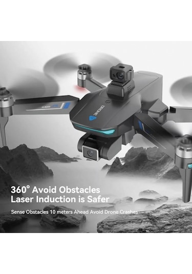 4k Hd Kameralı Engellerden Kaçınma, Takip Sensörlü 5g Wifi Kumandalı Fpv Pro Drone