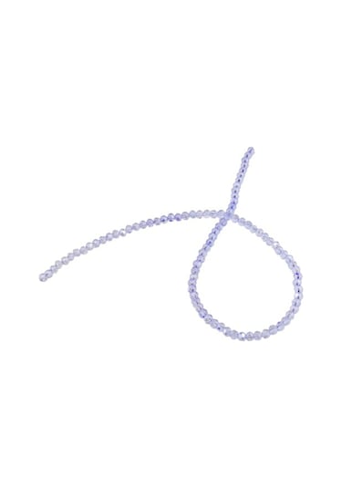 4 Mm Lila Basık Kristal Cam Boncuk 1 Dizi - 110 Adet