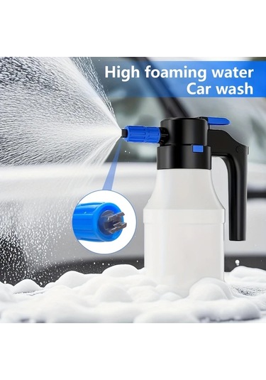 Topshop1 Elektrikli 1 5 Litrelik Puskurtucu Araba Yikama Kopuk Sprey Kutusu Yuksek Basincli Ozel Fan Hava Basinci Genel