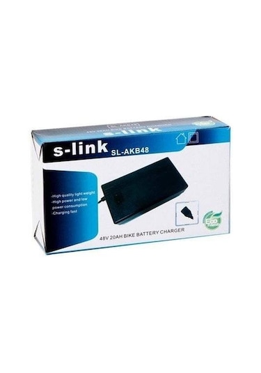 S-link Sl-akb48 48v 20a Bisiklet Akü Şarj Adaptörü
