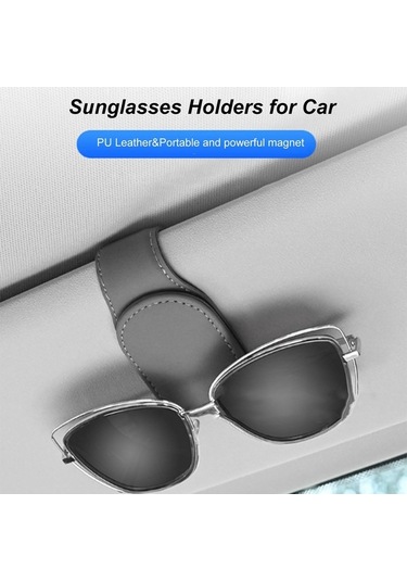 Wondernest 2025 Yükseltmesi Tutucular Manyetik Lichen İçin Güneş Güneş Gözlüğü Gözlüğü Araba Lc Siyah