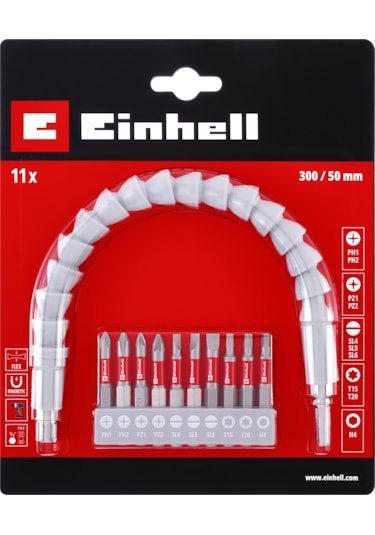 Einhell 11 Parça Esnek Adaptörlü Bits ve Uç Seti - 49133115