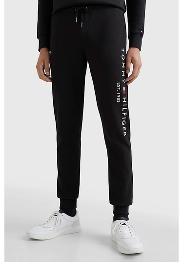 Erkek Logo Nakışlı Jogger Pantolon - Siyah Triple Black
