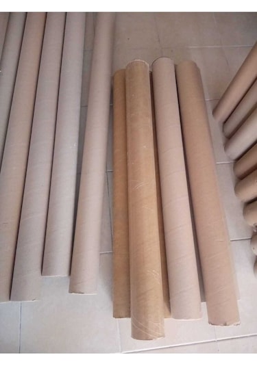 5 Adet Karton Masura Karton Rulo Boy 1 Metre İç Çap 9 Cm Silindir Kutu Postüp Rulo