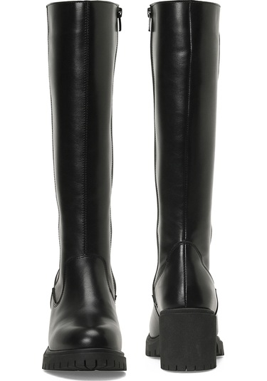 Butigo 25k-6009 5pr Siyah Kadın Topuklu Çizme 000000000102054645 Siyah