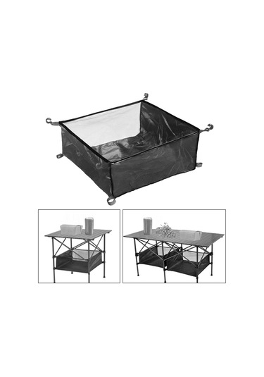 Homyl Döngü Askıları Ile Masa Altında Saklama 48cmx48cmx20cm Siyah Çok Renkli