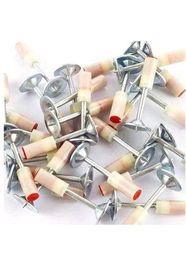 Pul Başlı Barutlu Çivi - 100 Adet