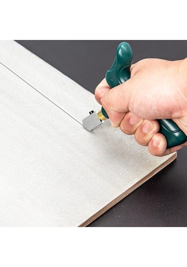 Besthome1 El Tutulu Çini Cam Kesici, Çiftli Ayrılmış, Dayanıklı Malzeme, Hassas Kesim, Tam Set