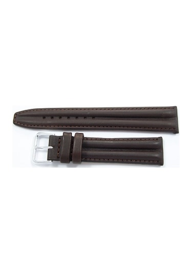 Upper Deri Saat Kayışı 18Mm Kahverengi Saat Kordonu Çift Fitilli