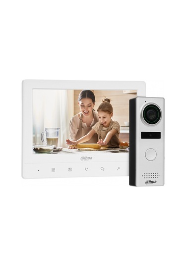 Dahua Kta02, Analog Villa Tipi Görüntülü İnterkom Kit, 7 İnç Tft