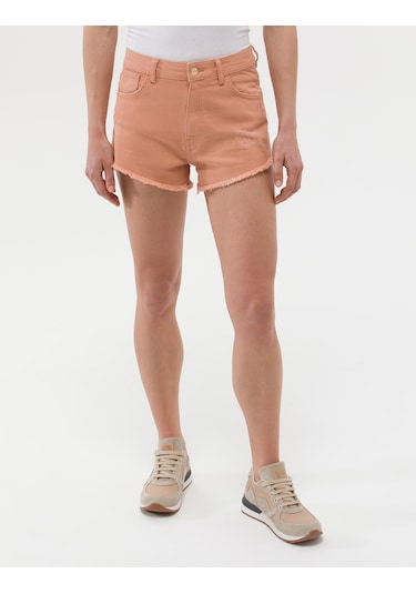 Pierre Cardin Kadın Bisküvi Jean Şort 50262766-vr233 Camel
